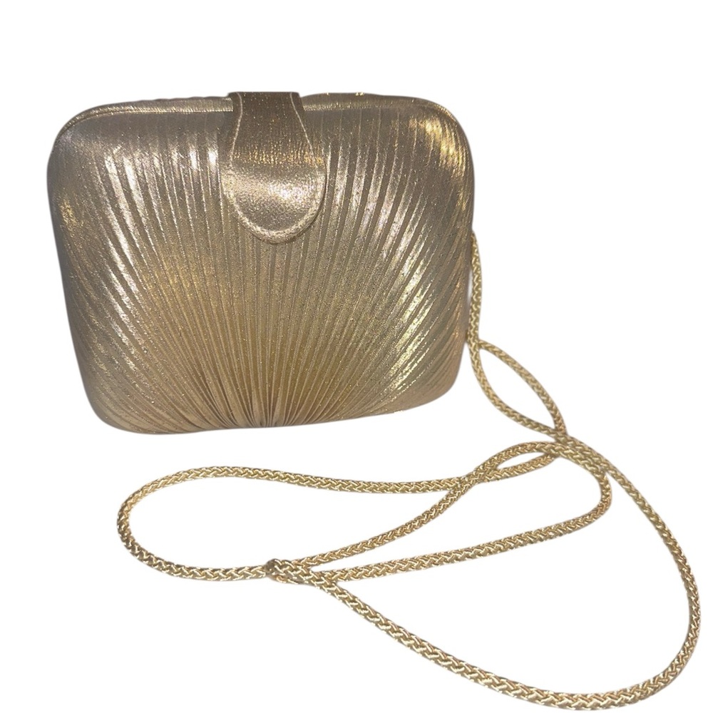 Elegant Gold Clutch Bag